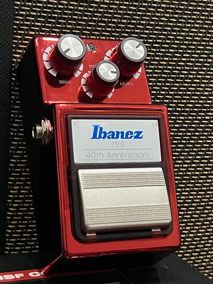 ibanez overdrive pedal Ibanez Limited-edition 40th Anniversary TS9 Tube Screamer Overdrive Pe – nafiriguitar.com