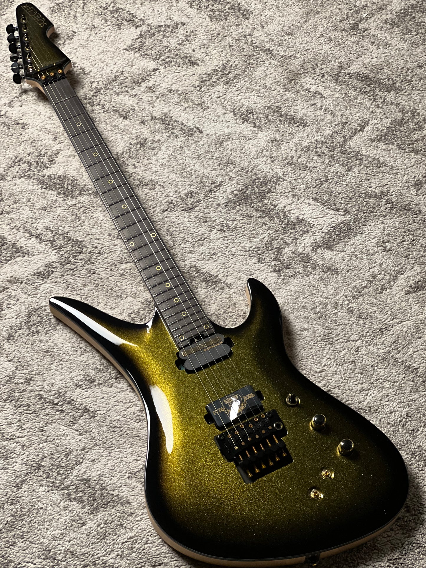 Schecter Avenger FR-S 50th Anniversary in Gold Burst