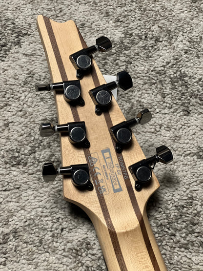 Ibanez RGMS7PB-CBS 7-String in Cosmic Blue Starburst