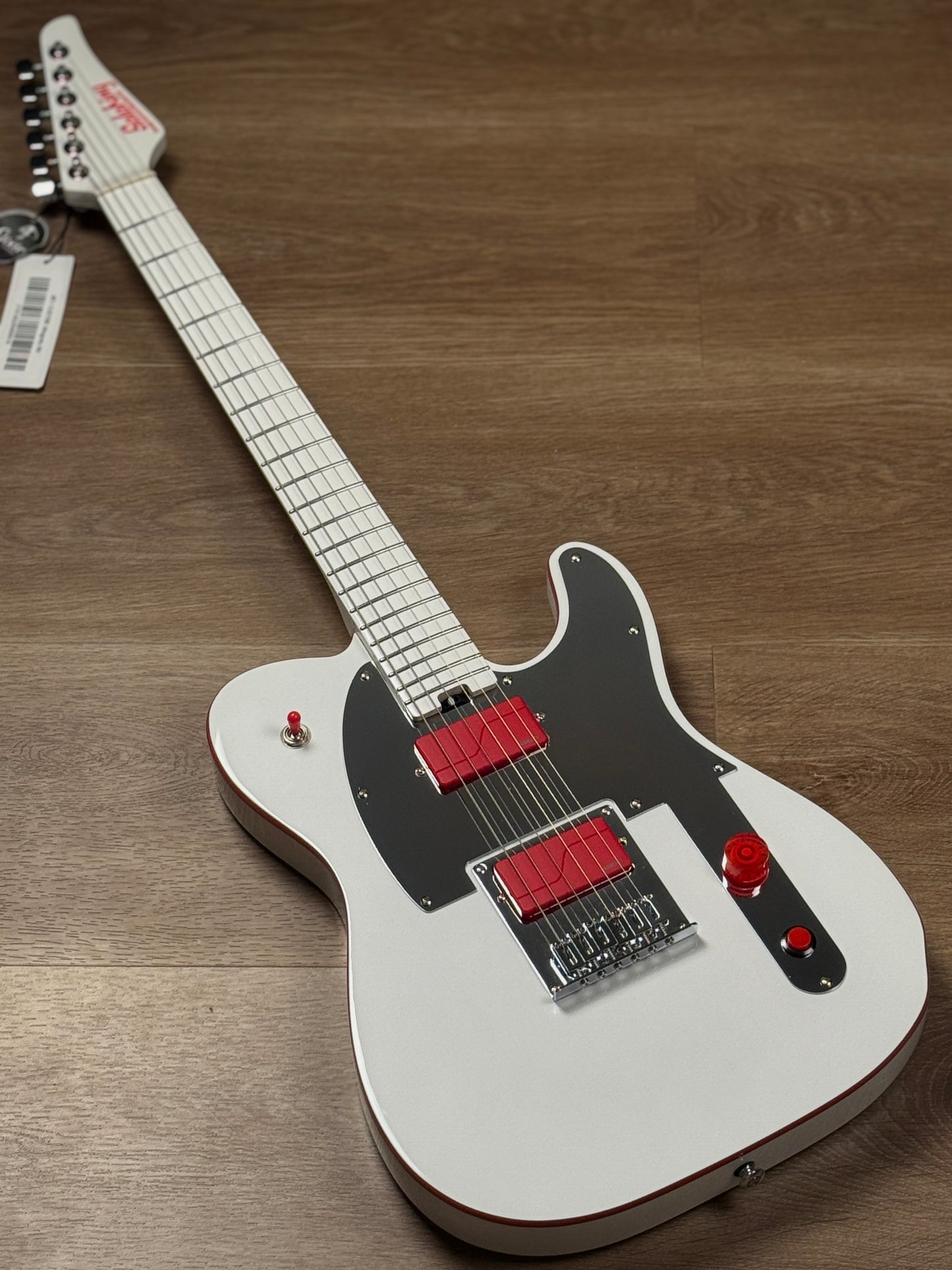 Soloking MT-1 Custom Lithography MOD in Artic White and Fishman Fluence Pickups