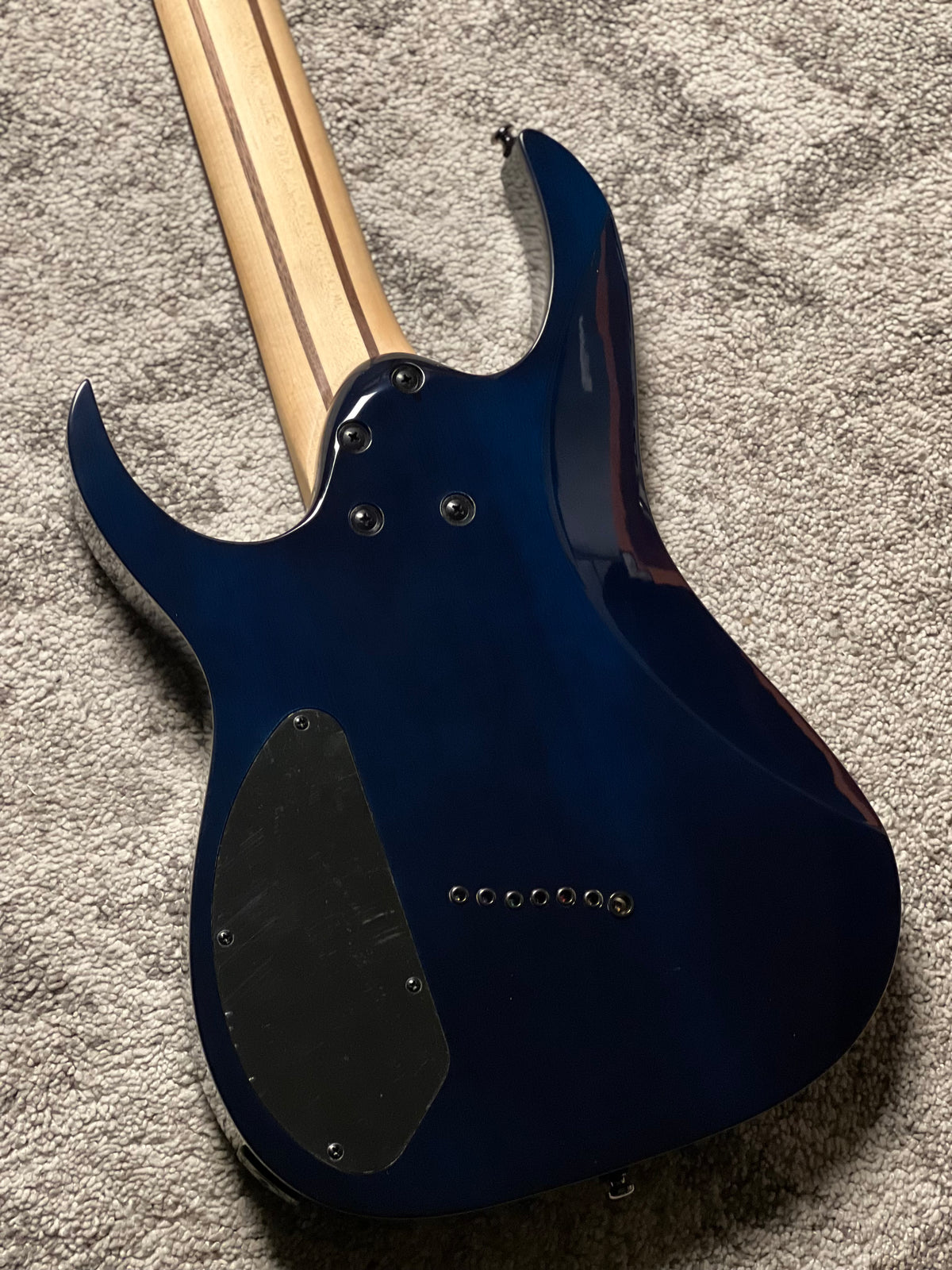 Ibanez RGMS7PB-CBS 7-String in Cosmic Blue Starburst