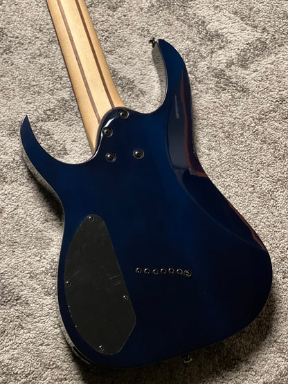 Ibanez RGMS7PB-CBS 7-String in Cosmic Blue Starburst
