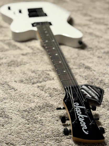 Jackson JS Series Surfcaster JS22 HT in Snow White