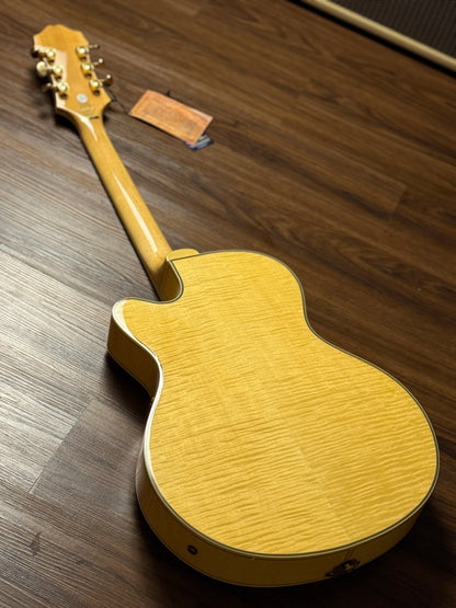 Epiphone Joe Pass Emperor-II PRO - Natural with Flame Maple Side and Back