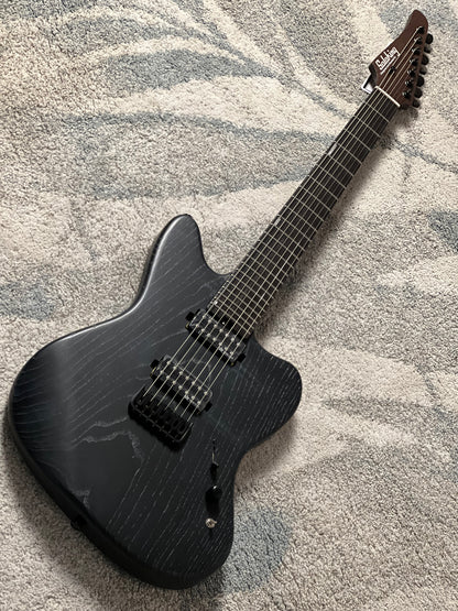 Soloking MJM-7 Custom Baritone HH with Wenge Neck in Driftwood Black