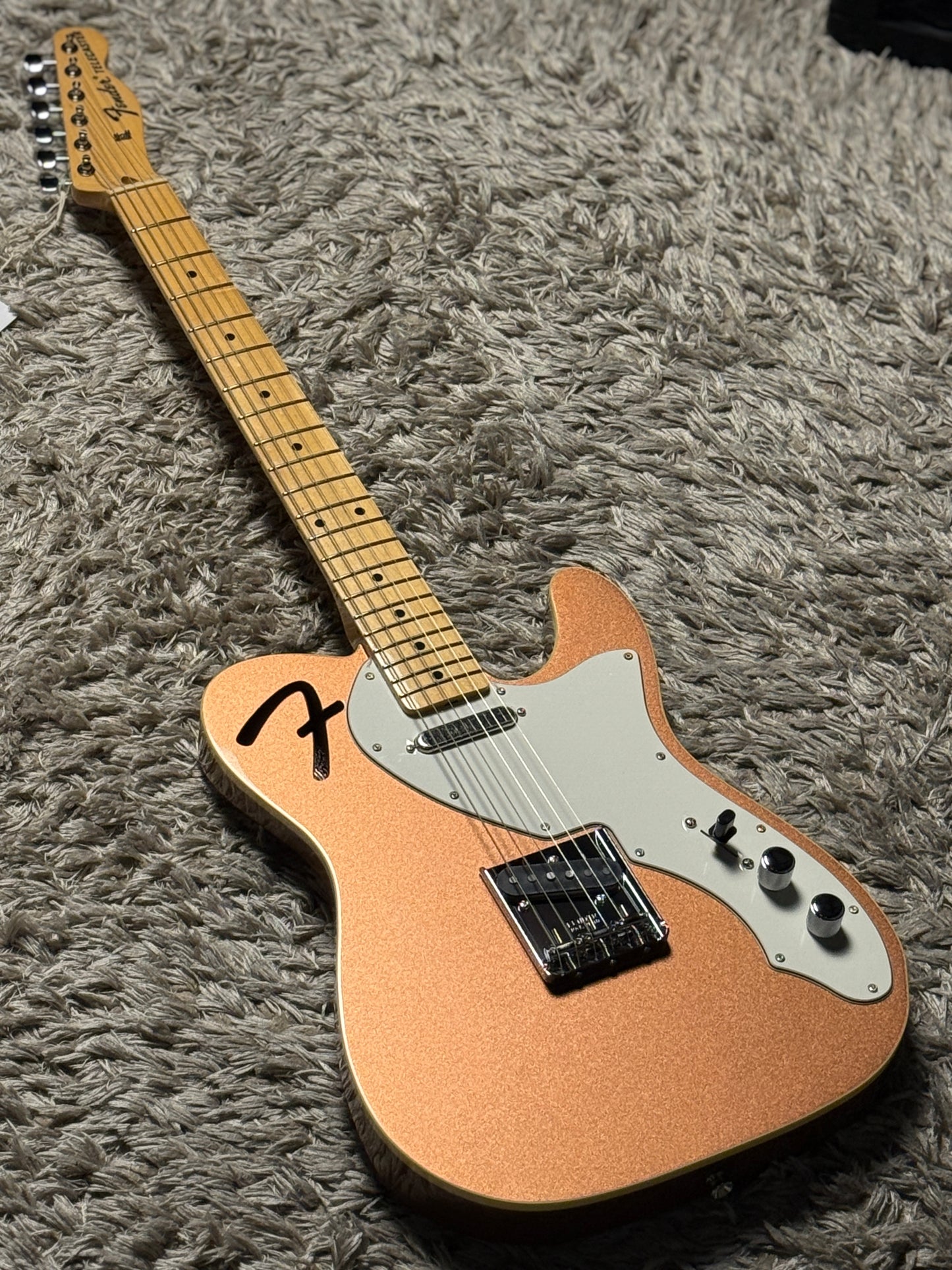 Fender Japan Limited Edition F Hole Telecaster Thinline with Maple FB in Penny JD21023114
