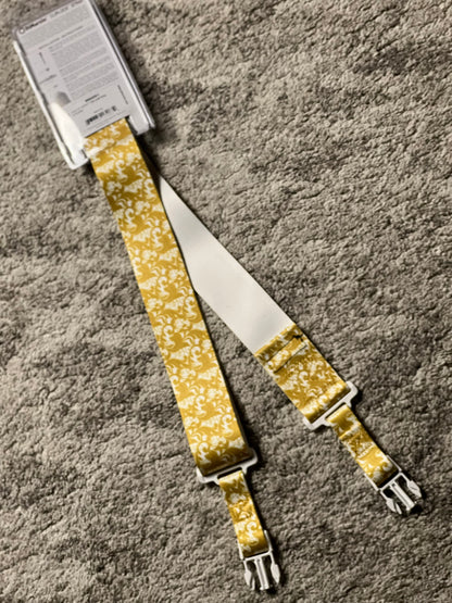DiMarzio DD2251 Steve Vai UtoPIA ClipLock Guitar Strap in White/Gold