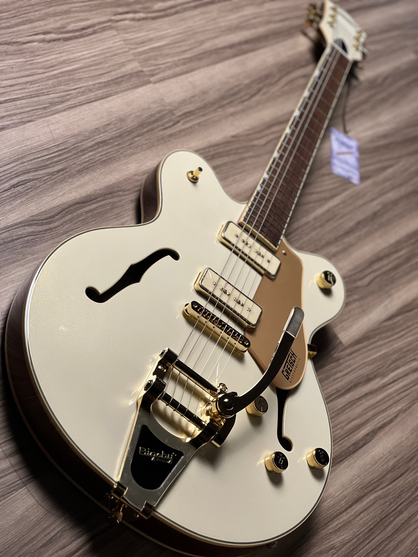 Gretsch Electromatic Pristine LTD Center Block Double-Cut Electric Guitar w/Bigsby In White Gold