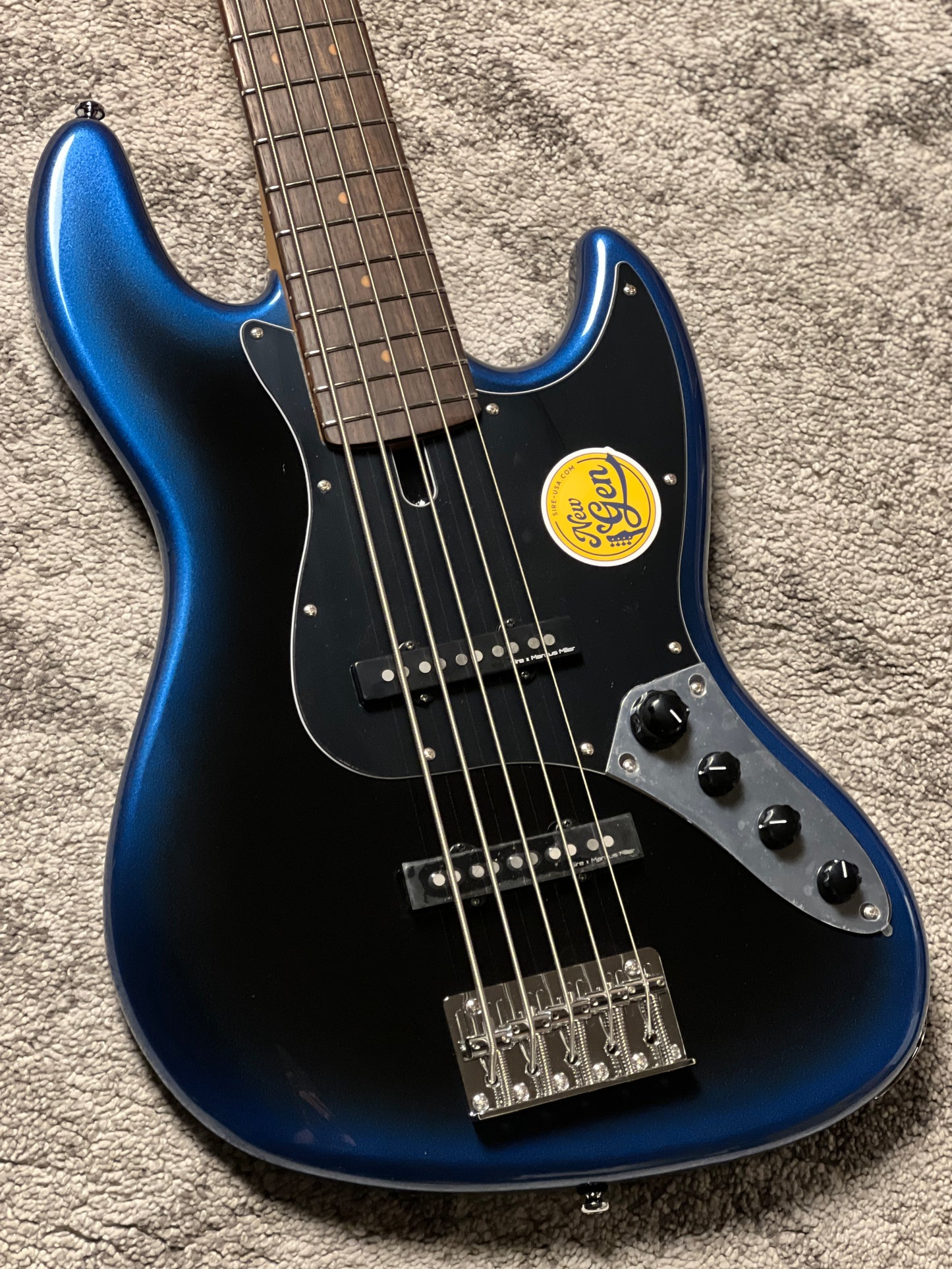 Sire Marcus Miller V3-5 New Gen Electric Bass Guitar in Midnight Blueburst
