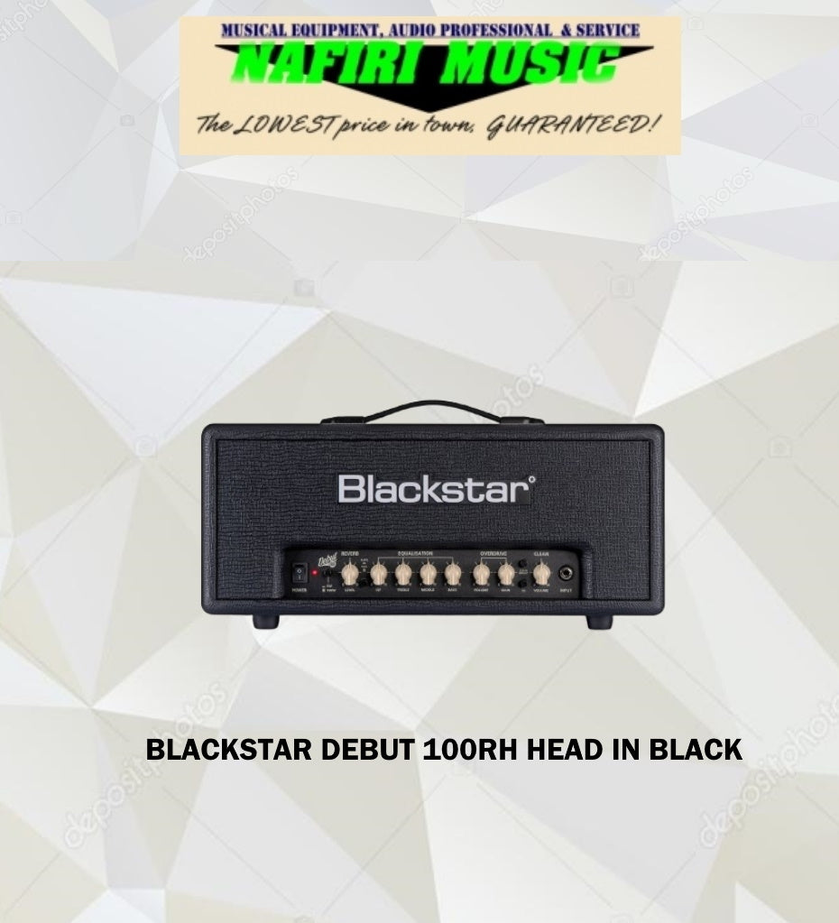 Blackstar Debut 100RH Head in Black