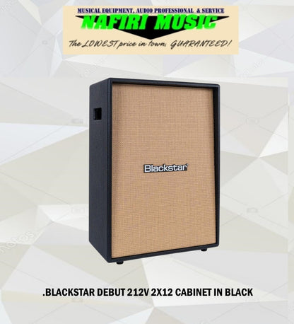 Blackstar Debut 212V Vertical 100-watt, 2 x 12-inch Cabinet in Black