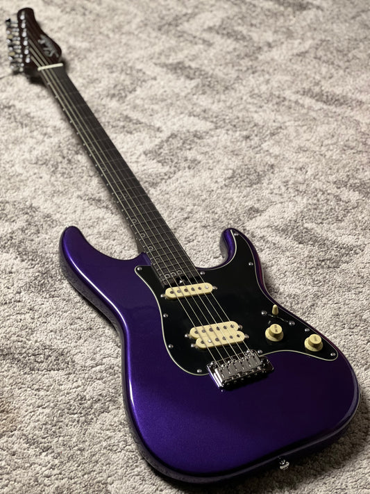 Schecter MV-6 with Ebony Fingerboard in Metallic Purple IM25051602