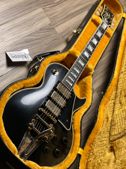 Gibson 1957 Les Paul Custom Reissue 3-Pickup Bigsby in Ebony w/Case 742580