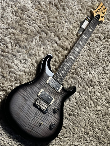 PRS CE 24 in Faded Gray Black Wraparound Smokeburst 0428151