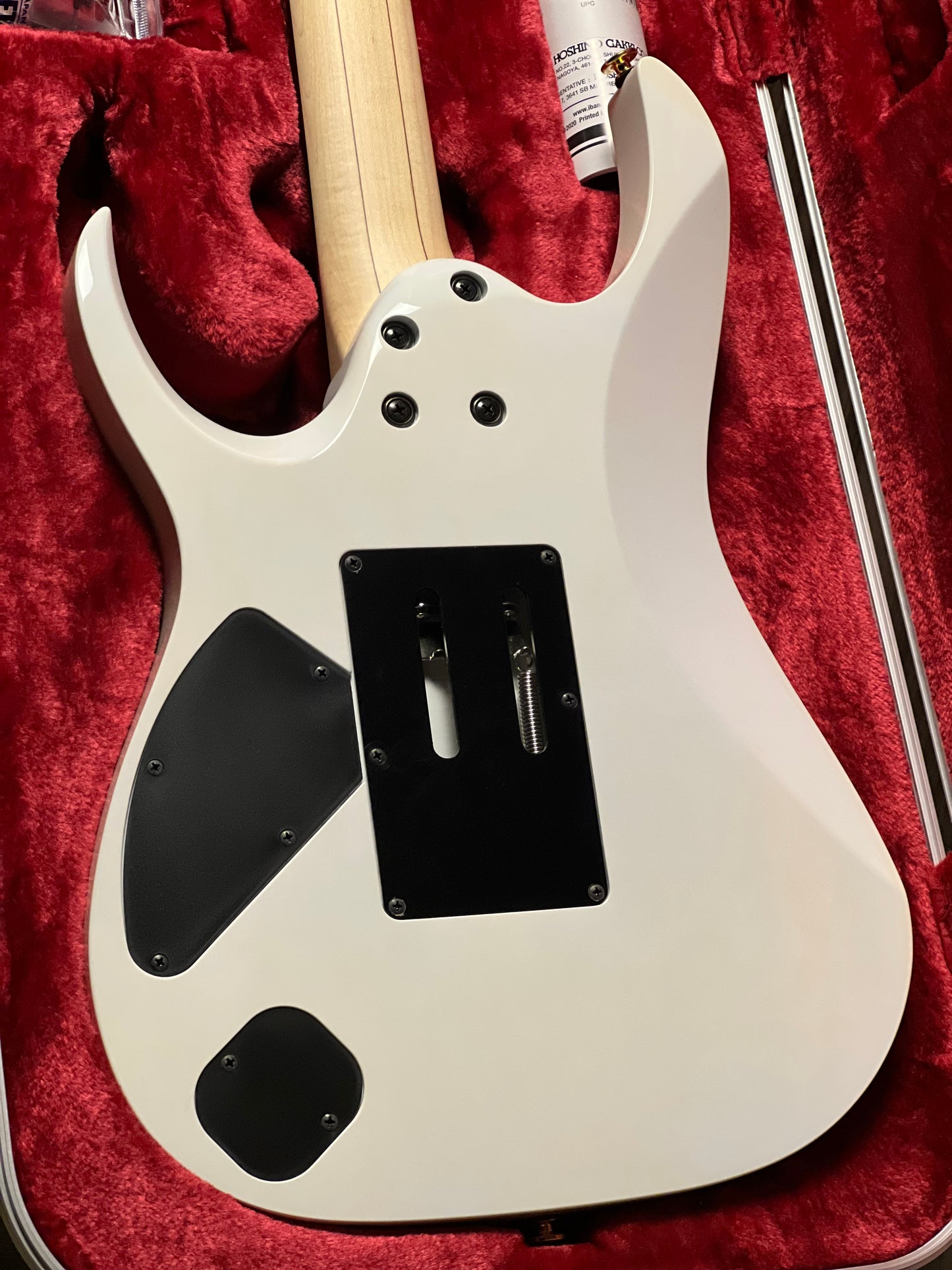 Ibanez Axion Label RGA622XH w/Case in White