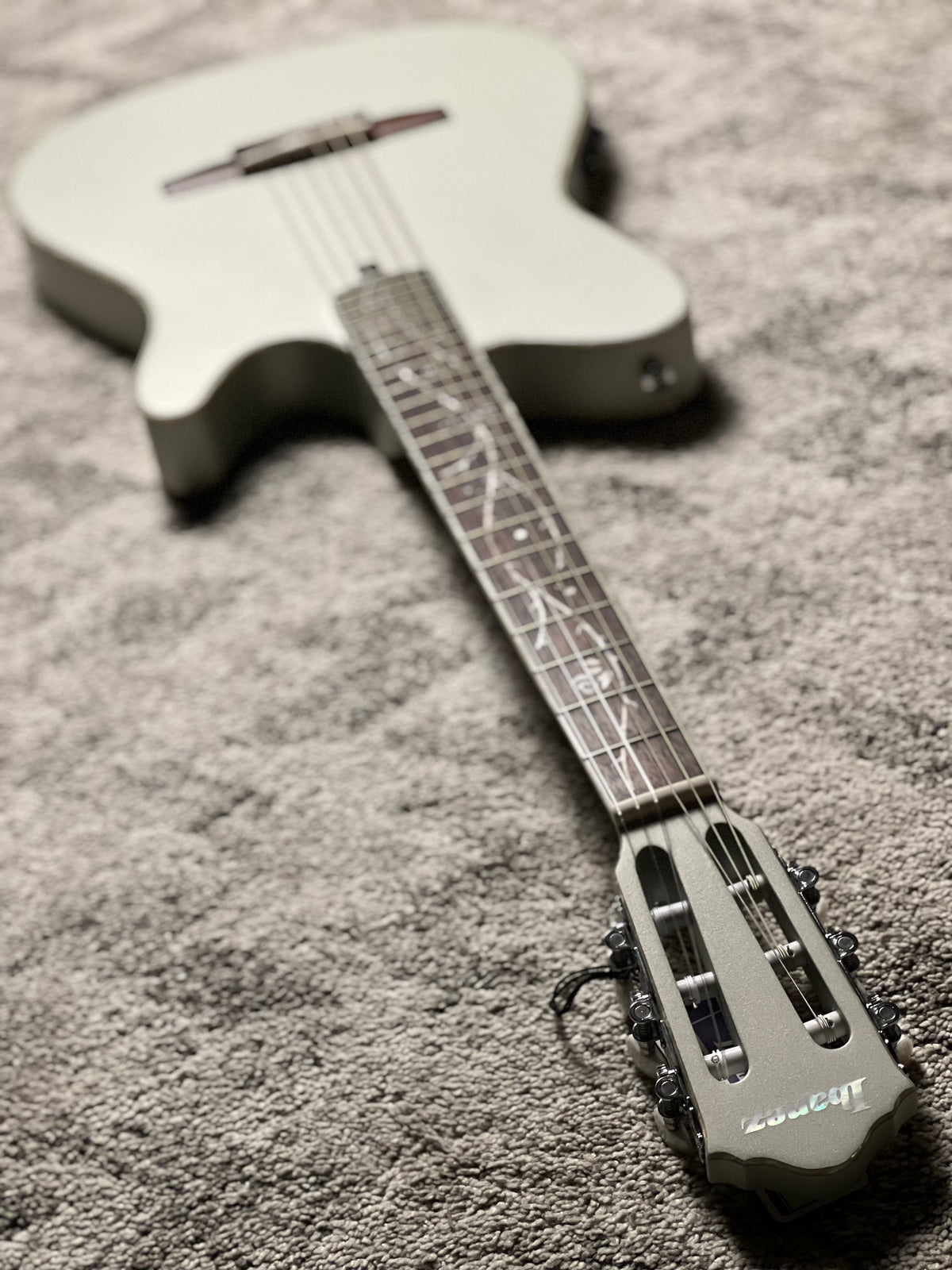 Ibanez TOD10N-SMF Tim Henson Signature Nylon String in Silver Metallic Flat