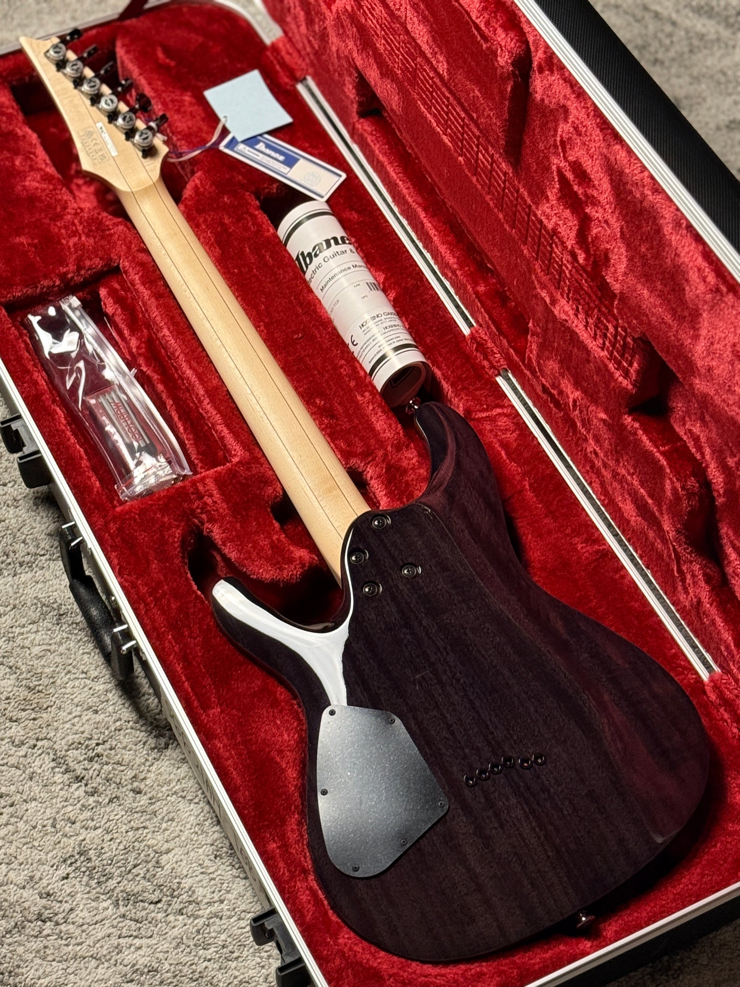 Ibanez S6621AH-TGB w/Case in Transparent Gray Burst F2534343