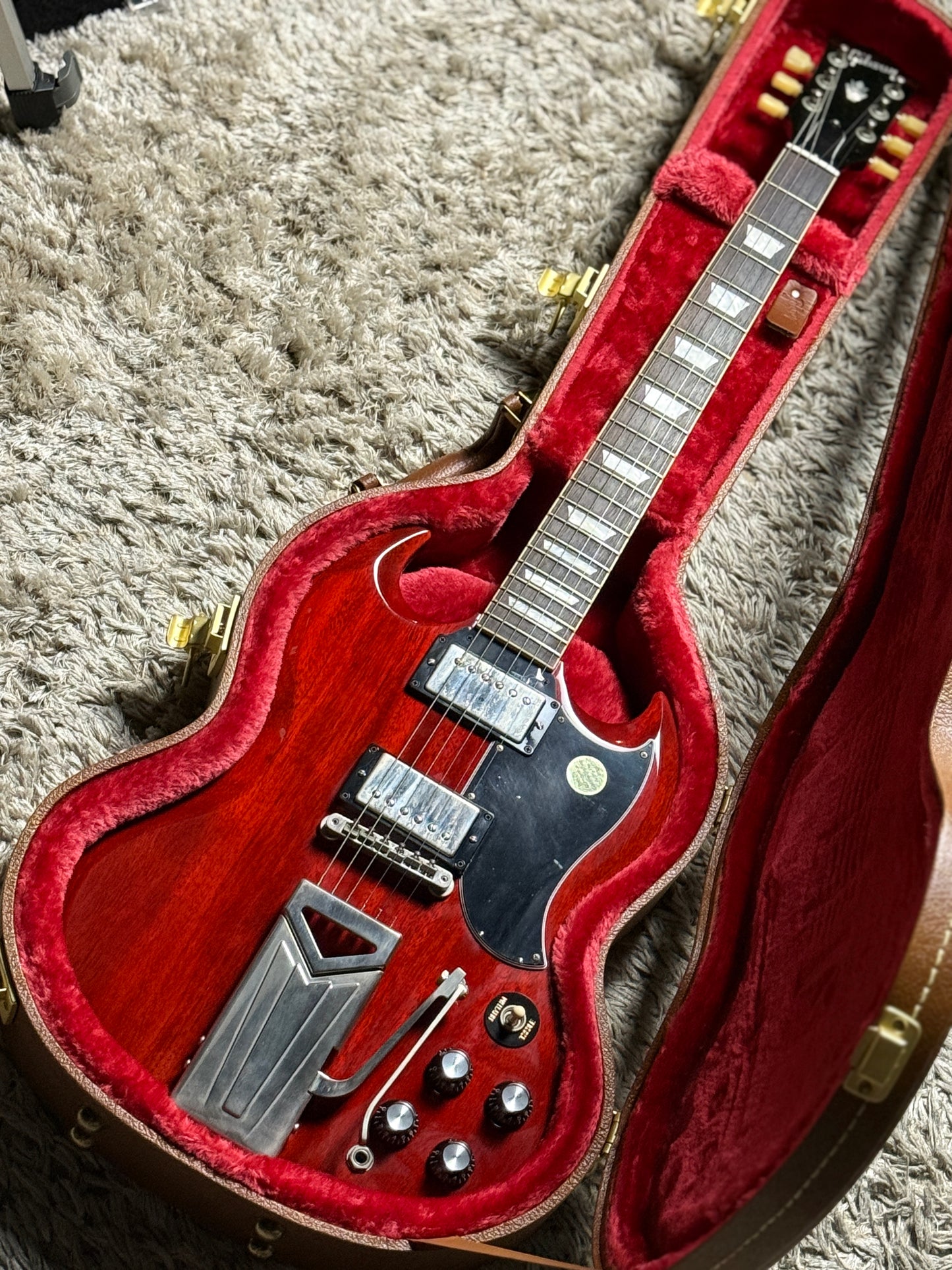 Gibson SG Standard 61 Sideways Vibrola in Vintage Cherry 224420048 (USED)
