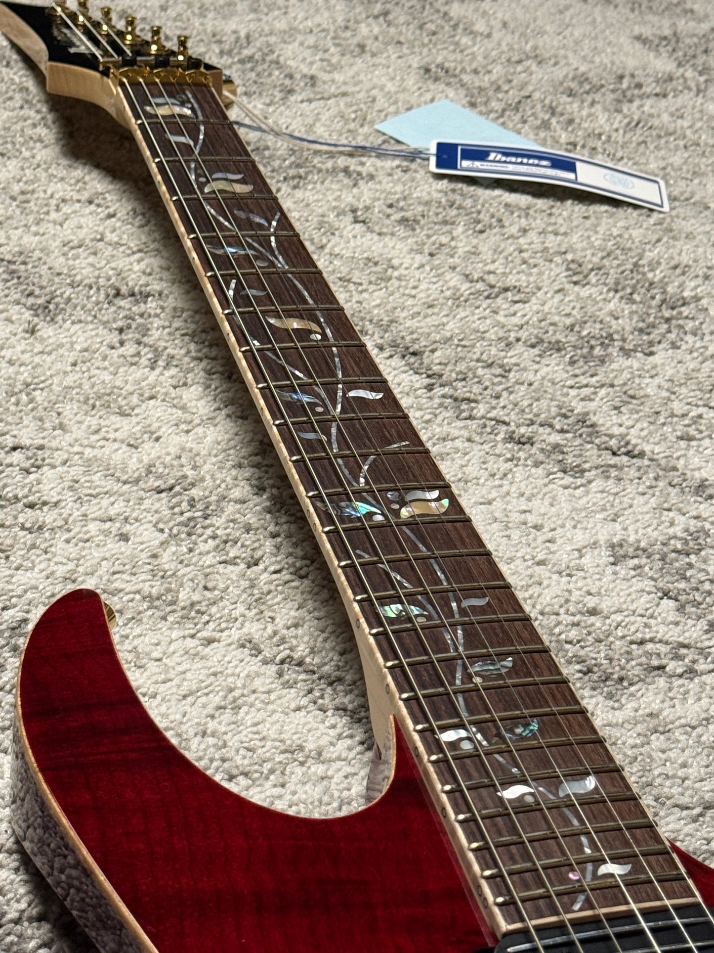 Ibanez J Custom RG8565R-CWR in Charmant Wine Red with Case F2516778