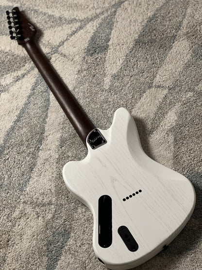 Soloking MJM-1 Custom Baritone HH with Fishman Fluence and Wenge Neck in Open Pore White
