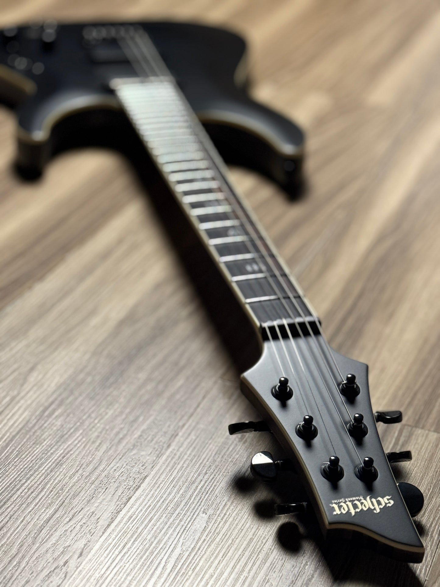Schecter C-1 HT S SLS Evil Twin in Satin Black W23060627