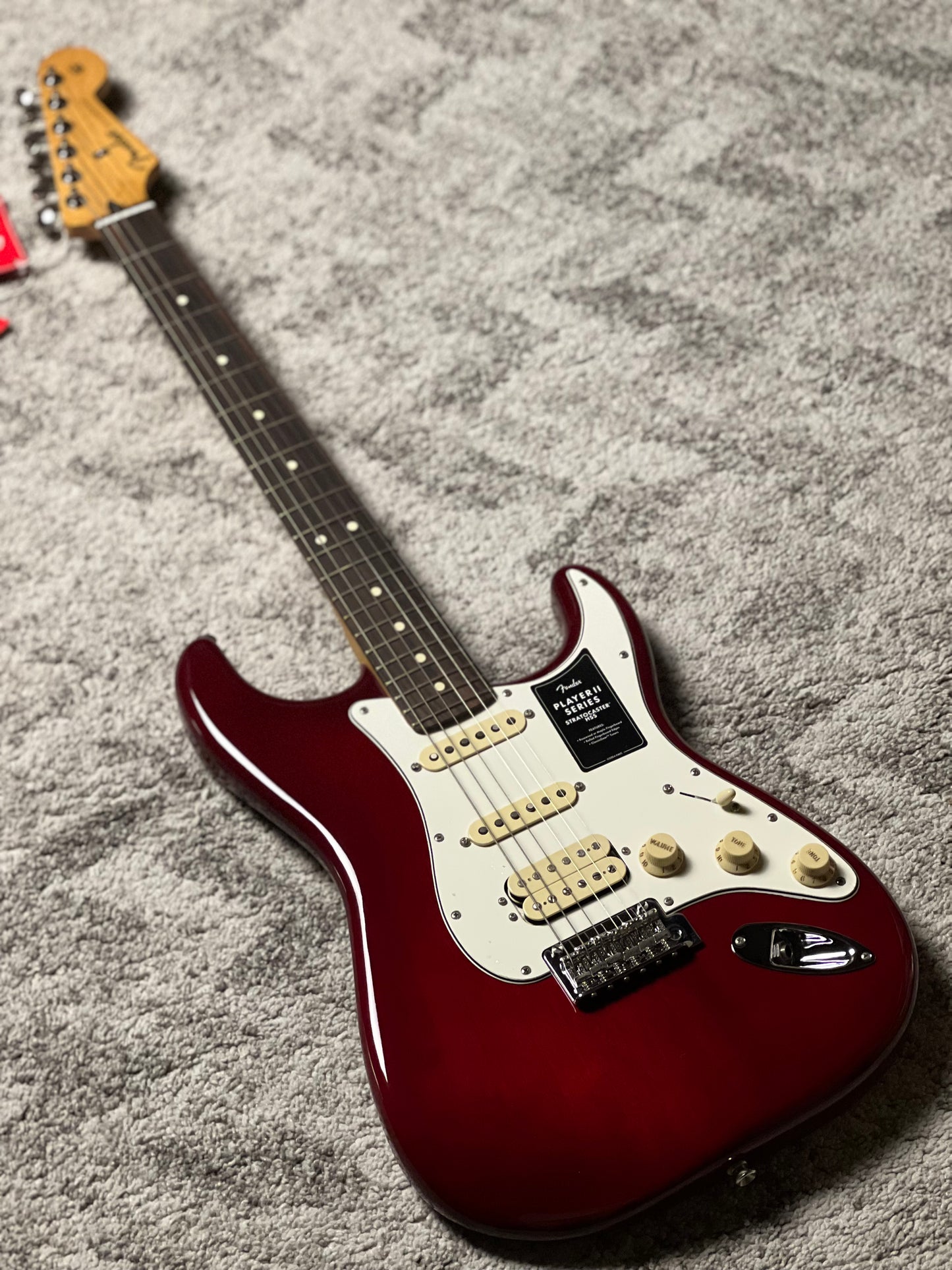 Fender Player II Stratocaster HSS With RW FB In Transparent Cherry Burst