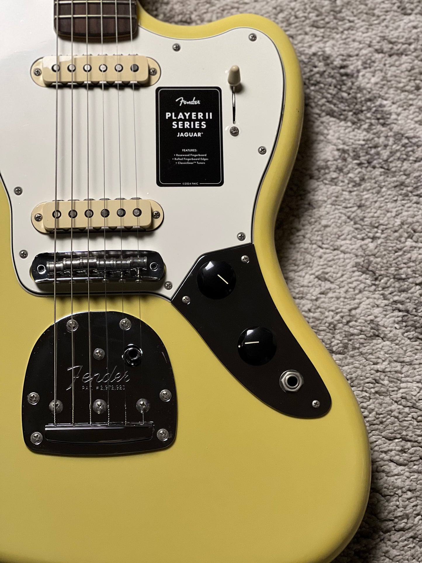 Fender Player II Jaguar With RW FB in Hialeah Yellow