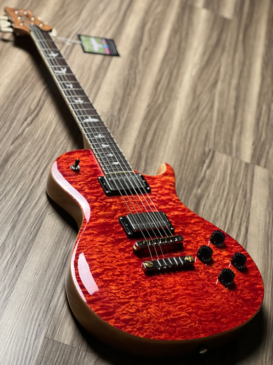 PRS SE 594 Quilt Limited Edition Singlecut in Blood Orange