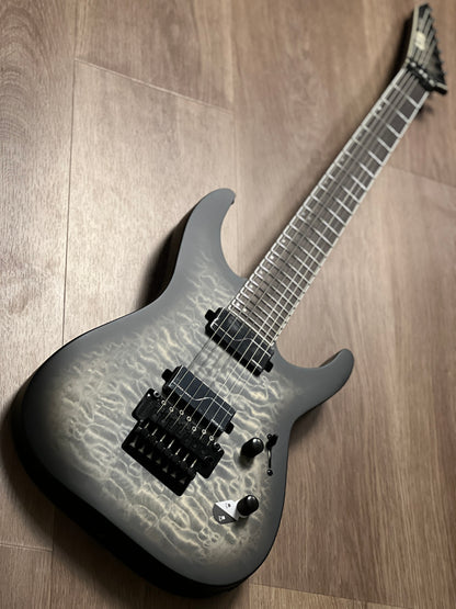 ESP LTD M-1007 Baritone in Charcoal Burst Satin