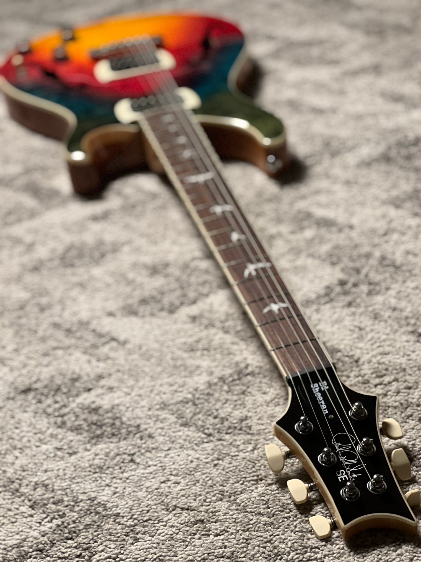 PRS SE Ed Sheeran Hollowbody I Piezo Baritone in Kaleidoscope