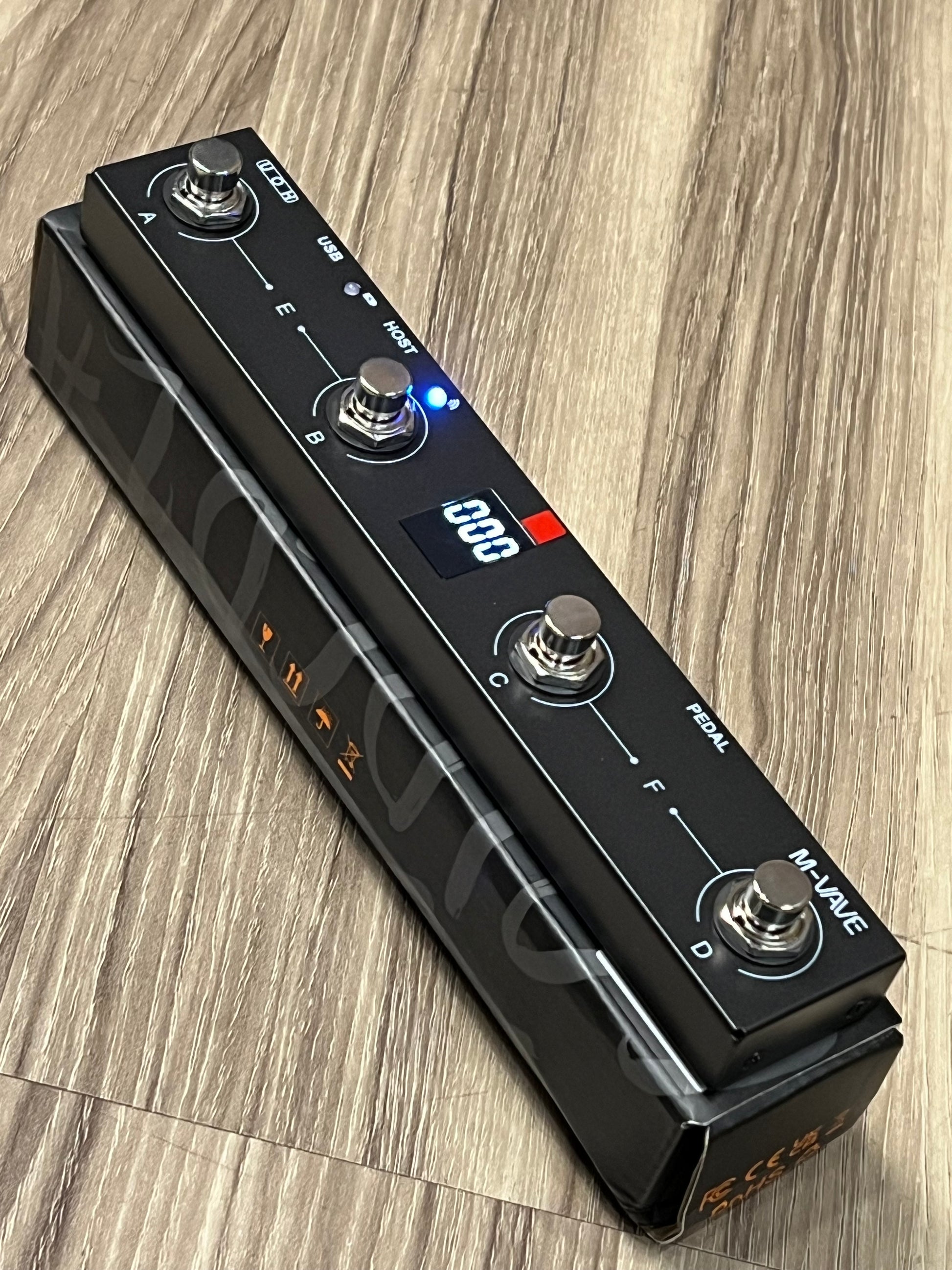 CWOQOCW Für M-Vave Chocolate Plus für kabellosen MIDI-Fußschalter-Controller, wiederaufladbar, 4 Tasten, wiederaufladbare 4 Tasten, tragbare App-Steuerung (schwarz CWOQOCW Für M-Vave Chocolate Plus für kabellosen MIDI-Fußschalter-Controller, wiederaufladbar, 4 Tasten, wiederaufladbare 4 Tasten, tragbare App-Steuerung (schwarz