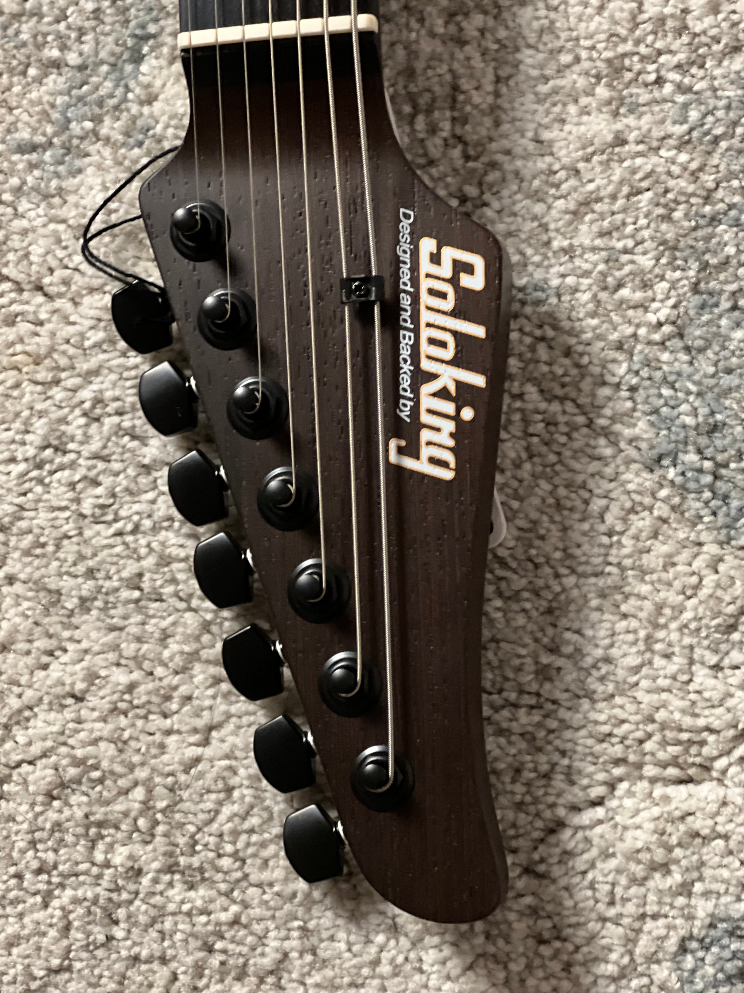 Soloking MJM-7 Custom Baritone HH with Fishman Fluence and Wenge