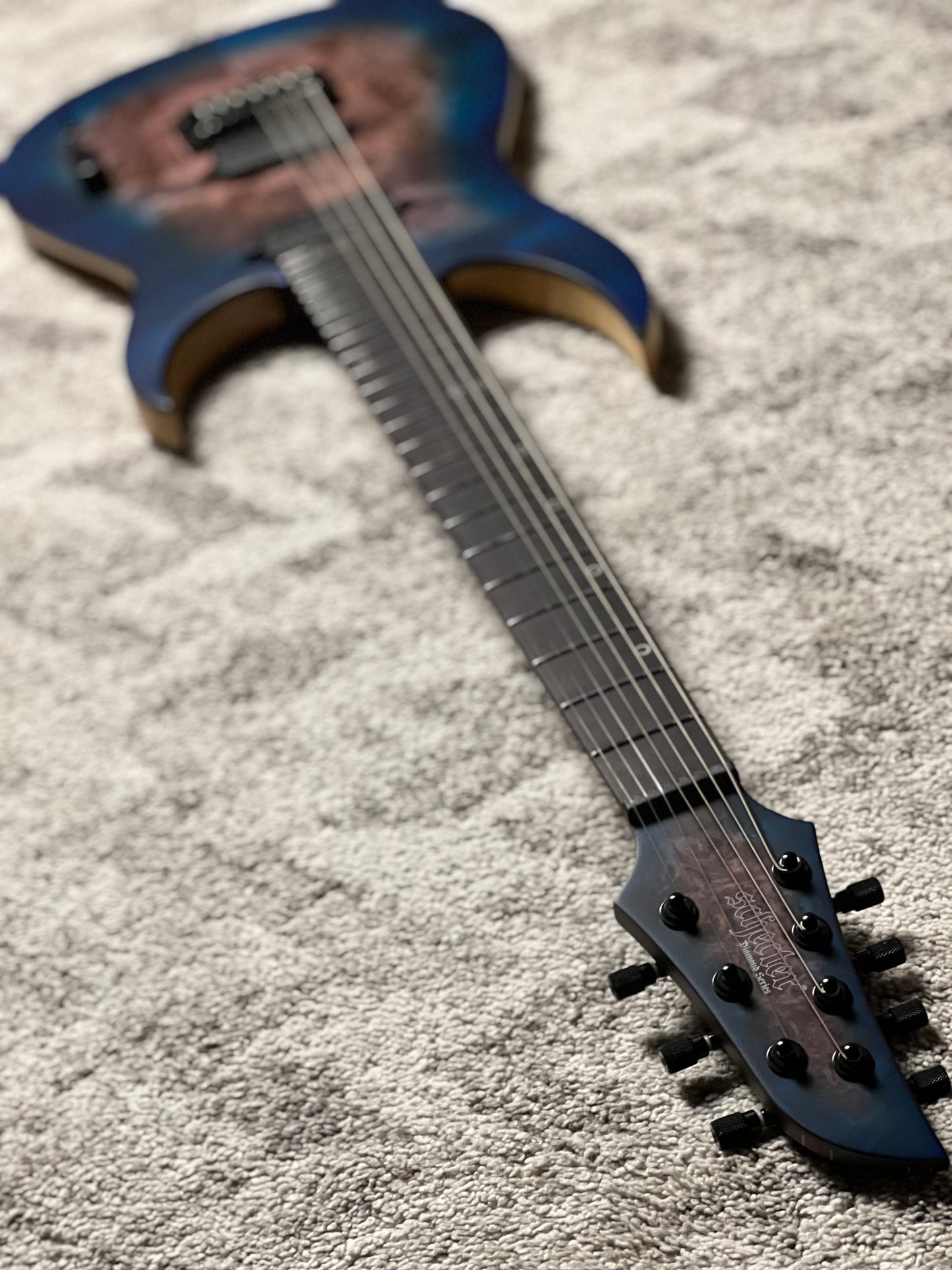 Schecter Keith Merrow KM-7 MK-III Artist BCR in Blue Crimson W23070057