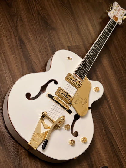 Gretsch G6136TG Players Edition Falcon Hollowbody With Bigsby In White