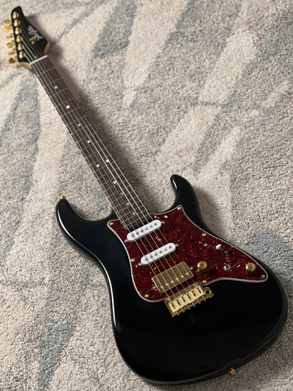 SLX X Dhatarattha Custom DST in High Gloss Black with Rosewood FB