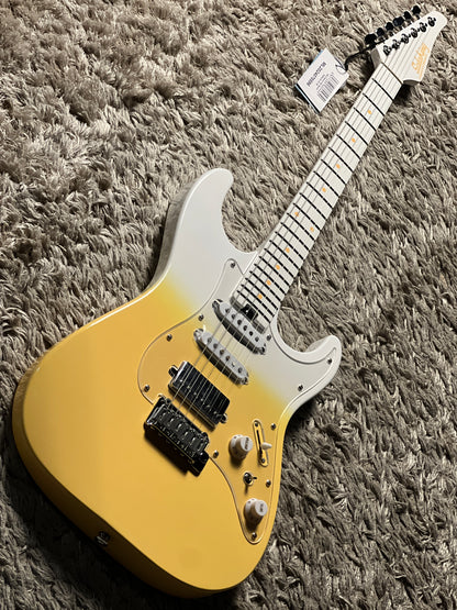 Soloking MS-2 Special in Lime Yellow Fade with White Neck Autumn Season Limited Edition