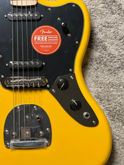 Squier FSR Affinity Series Jaguar with Maple FB in Graffity Yellow