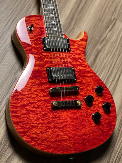 PRS SE 594 Quilt Limited Edition Singlecut in Blood Orange