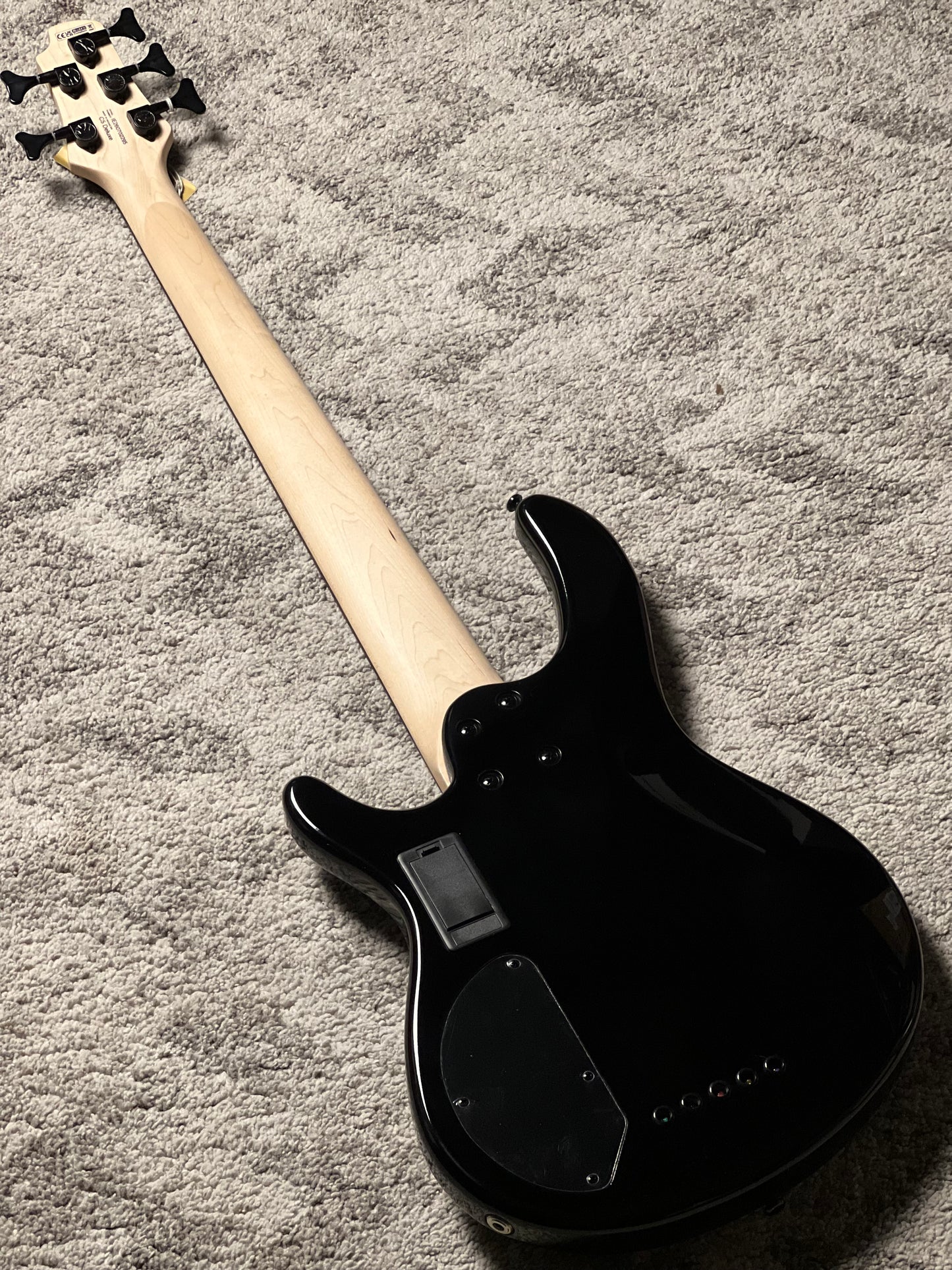 Cort C5 Deluxe Electric Bass Guitar in Black