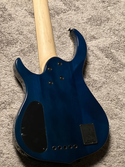 Sire Marcus Miller M2 5 String 2nd Gen Electric Bass in Transparent Blue