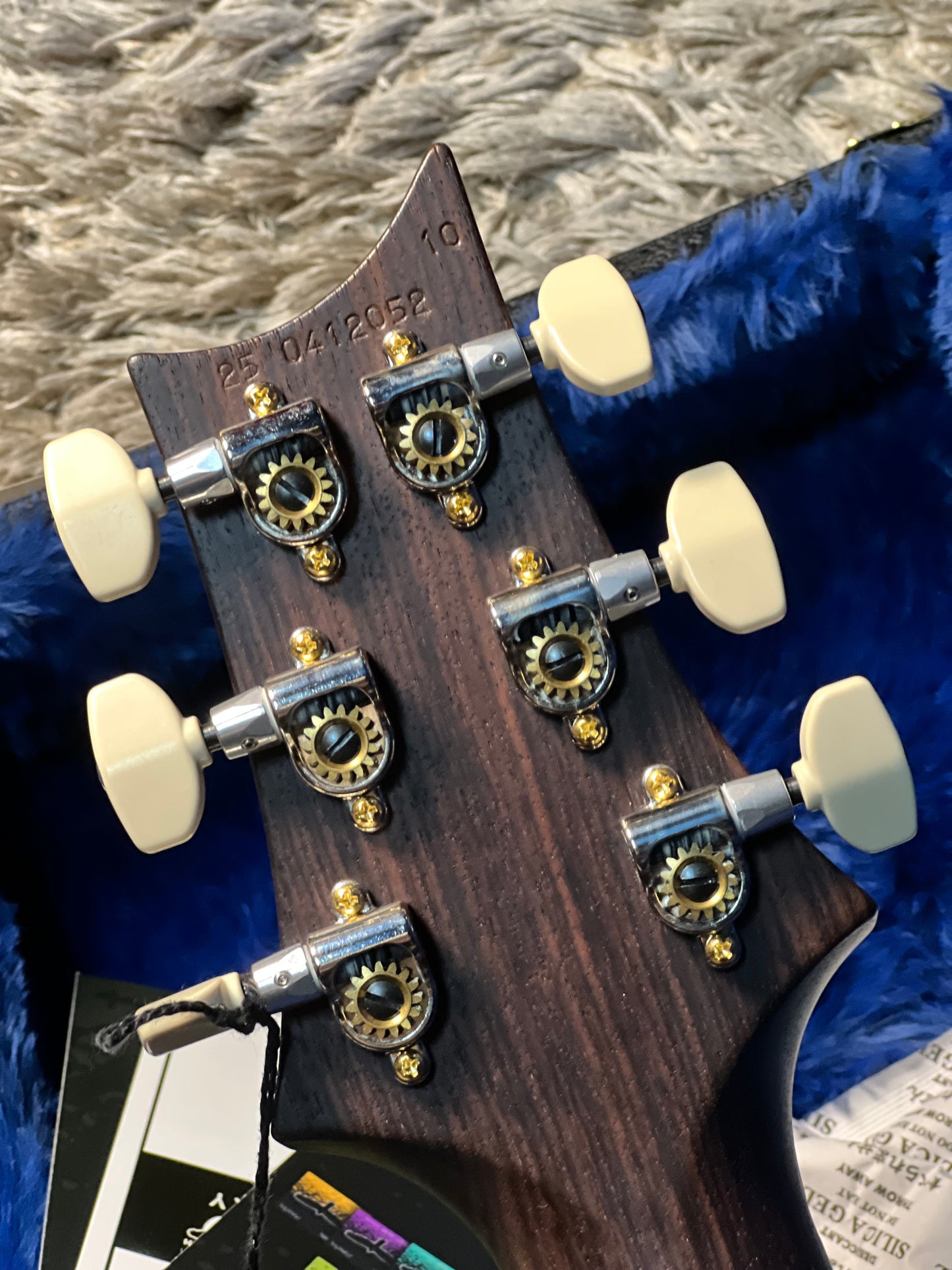 PRS Custom 24 Wood Library Burnt Maple Leaf Satin Rosewood Neck 0412052