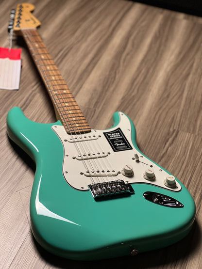 Fender Player Stratocaster and Pau Ferro FB in Sea Foam Green