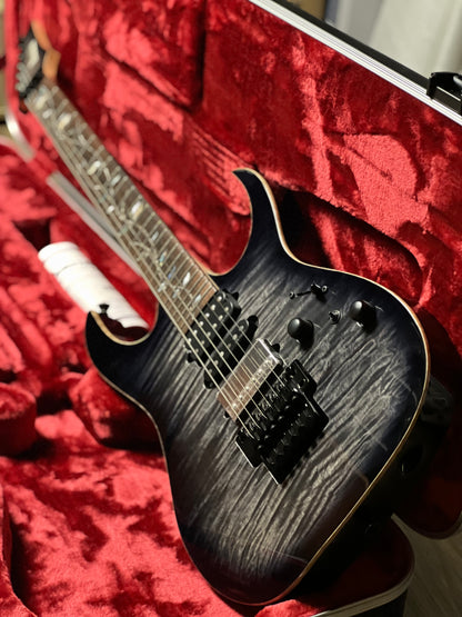 Ibanez J Custom RG8870 w/Case In Black Rutile P2406747