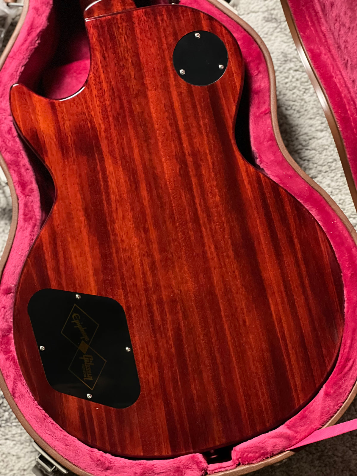 Epiphone 1960 Les Paul Standard Reissue in Washed Cherry Burst w/Case 25011520041