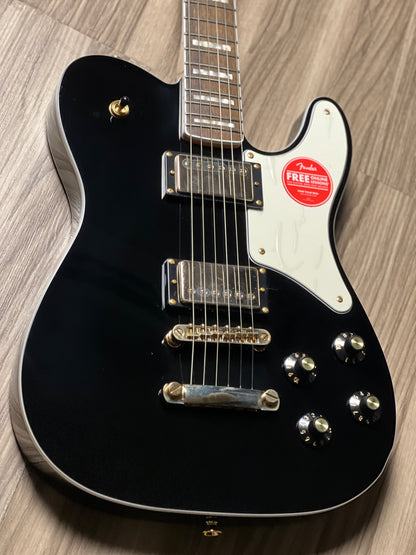 Squier Limited Edition Paranormal Troublemaker Telecaster Deluxe with Laurel FB in Black