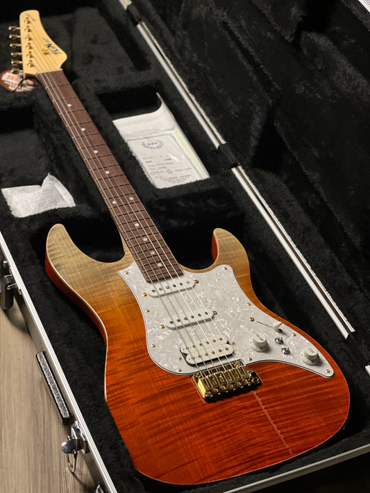 Fujigen FGN Expert EOS Odyssey in Ripe Kaki Gradation with Hardshell Case G230896