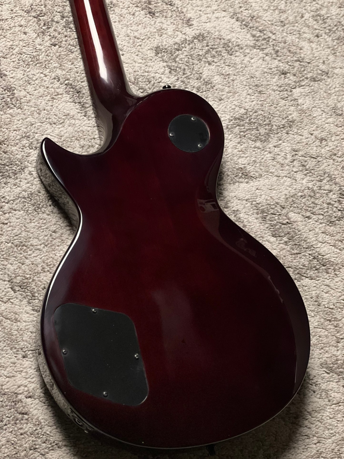 Dhatarattha Custom DLP in Purple Wipeout with 5A Quilt Top