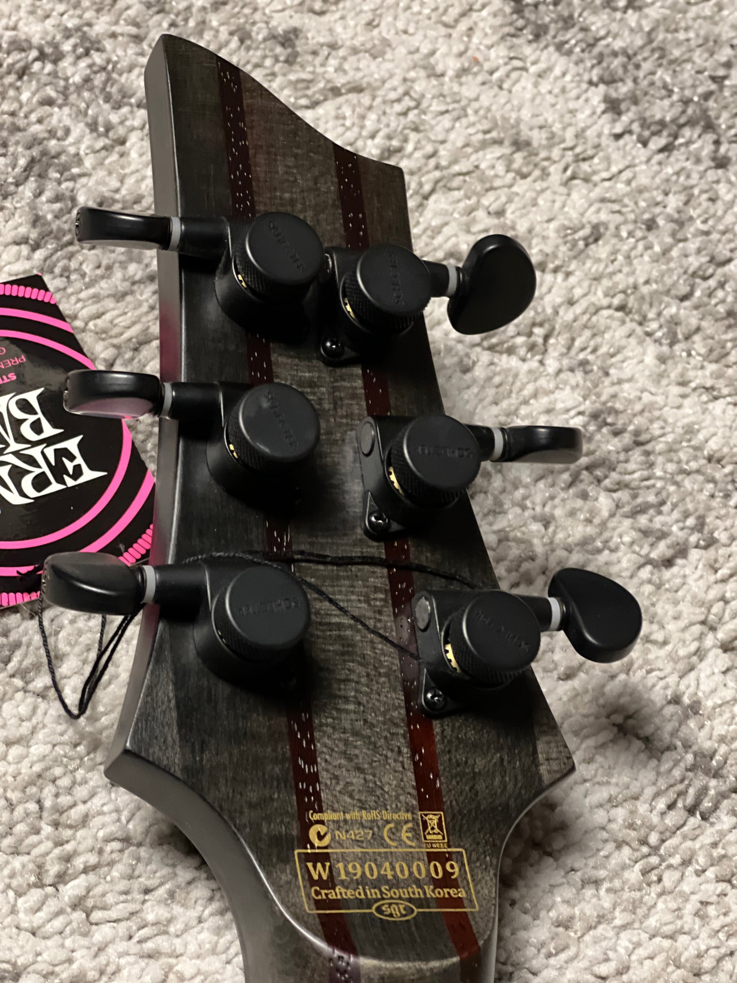 Schecter C-1 EX Apocalypse in Rust Grey W19040009