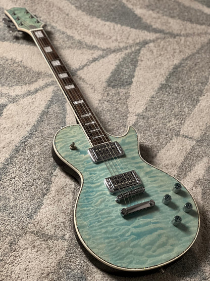 Dhatarattha Custom DLP in Seafoam Green with 5A Quilt Top