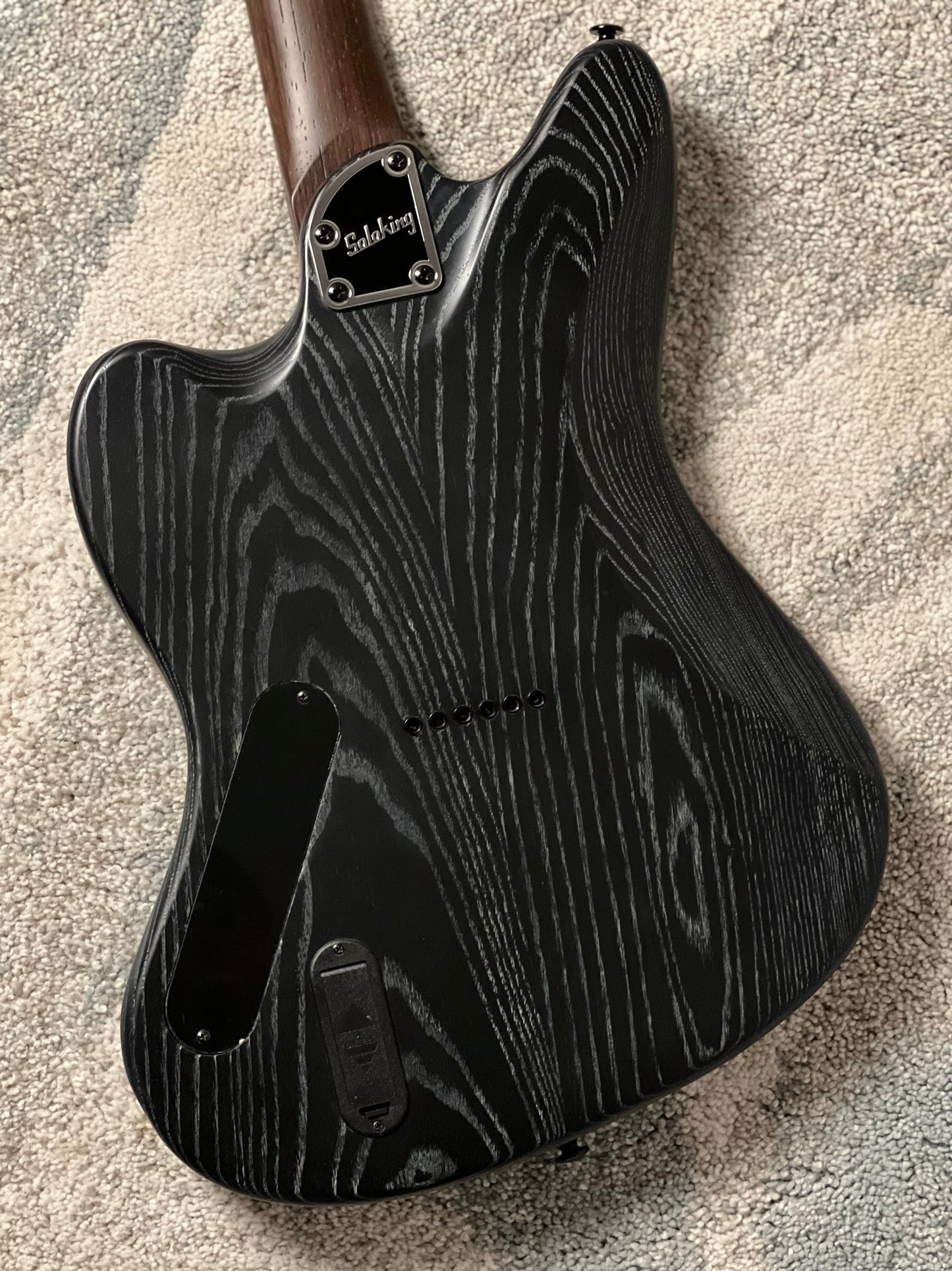 Soloking MJM-1 Custom HH with Fishman Fluence and Wenge Neck in Driftwood Black